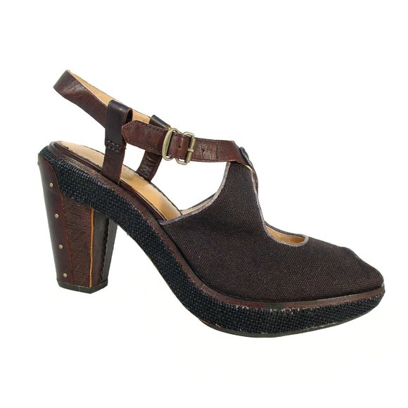 Timberland Shoes - TIMBERLAND BOOT CO. Marge Peep Toe Heeled Platform Sandals EU 41.5/ US 10